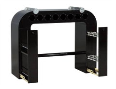 Vintage Deco Waterfall Bar Console Table