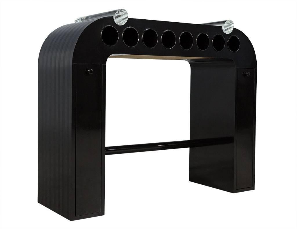 waterfall bar height table