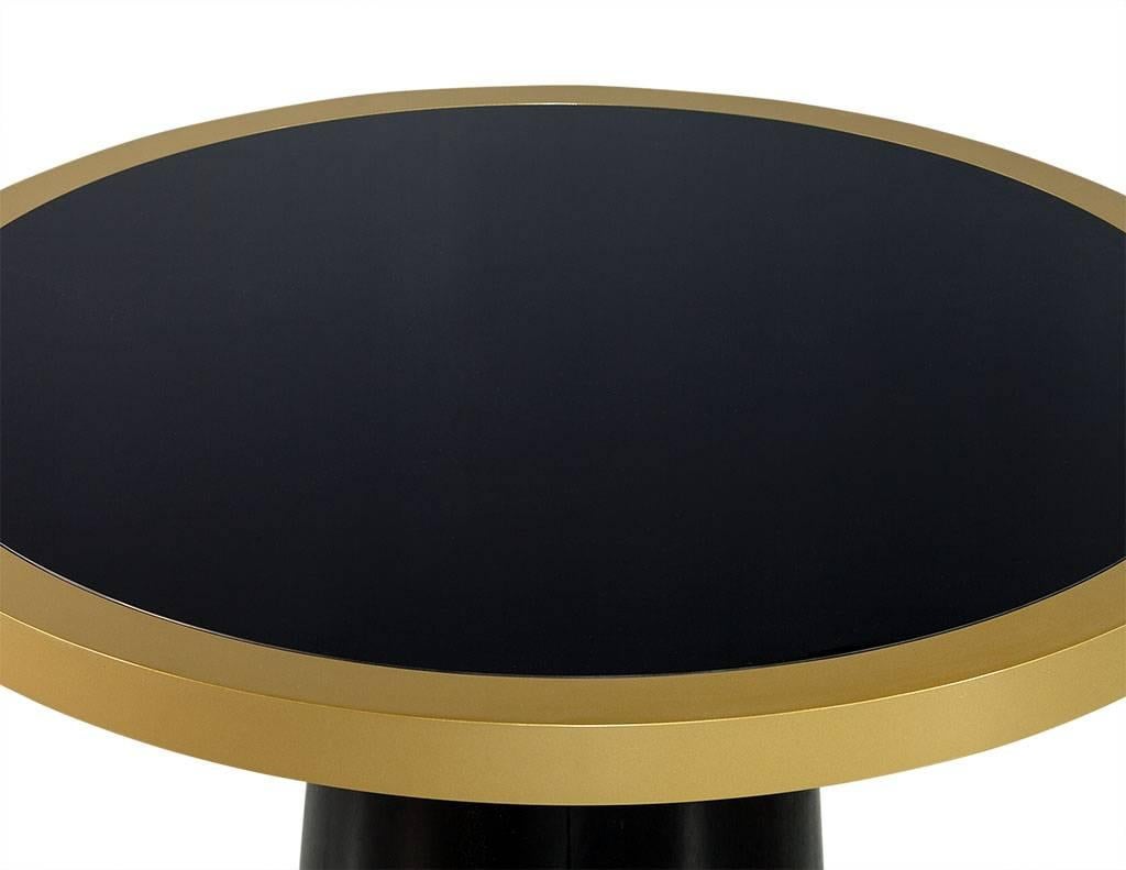 Canadian Carrocel Custom Modern Round Entrance Foyer Table