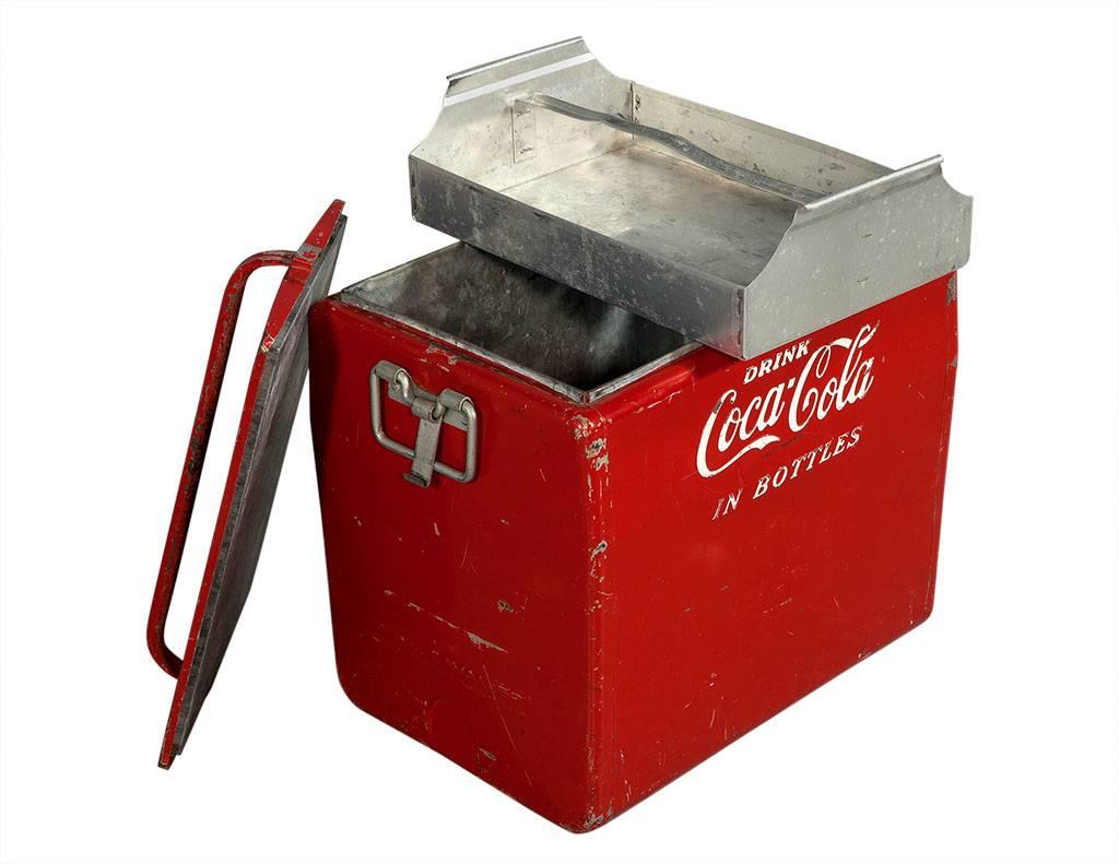 metal coca cola cooler