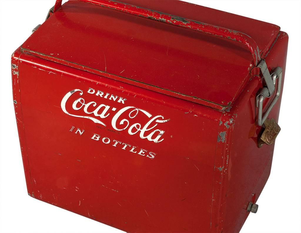American Original Metal Coca-Cola Bottle Cooler