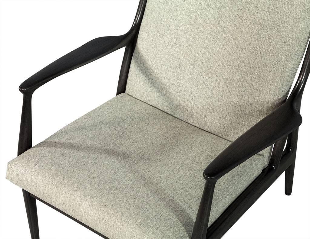 Fabric Pair of Erik Andersen Palle Perdersen for Horsnaes Chairs