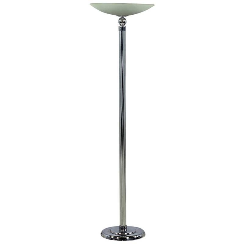 Art Deco Glass Rod Floor Lamp