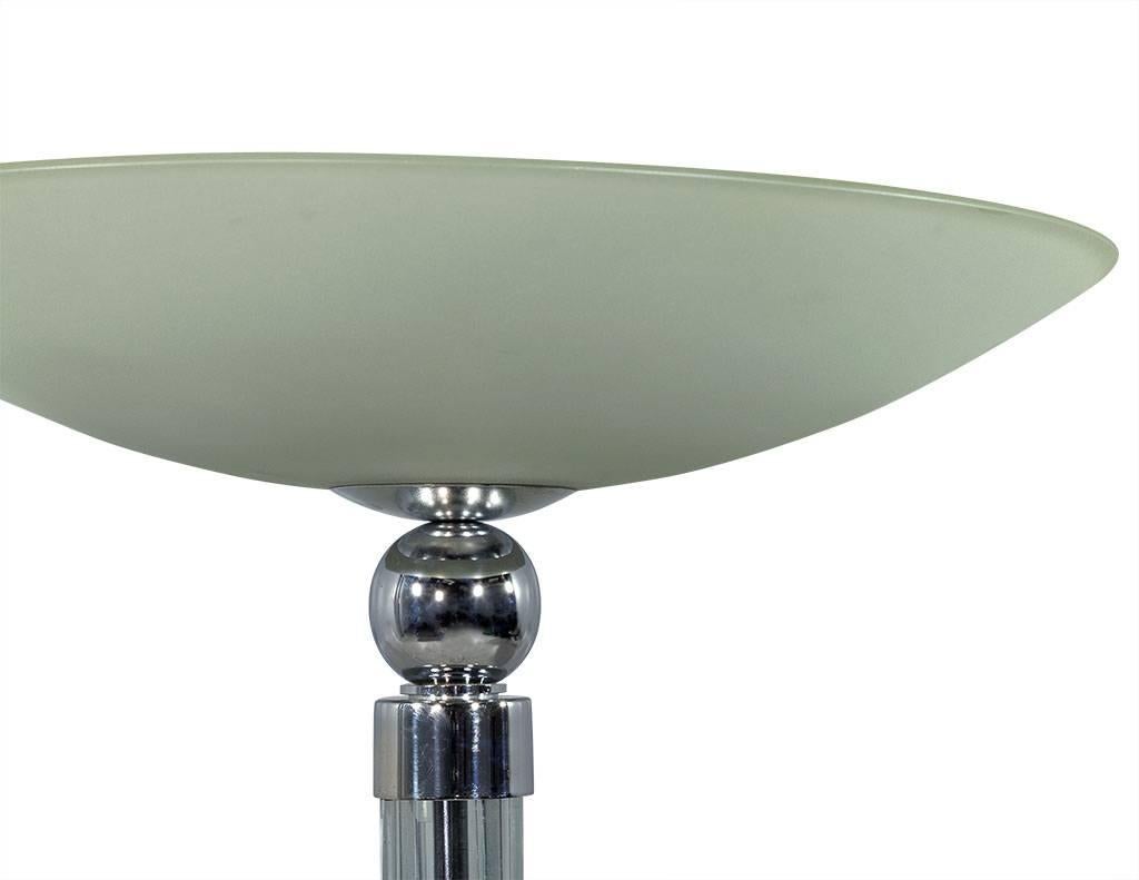 Art Deco Glass Rod Floor Lamp 2