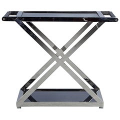 Stainless Steel Dry Bar Console Side Table