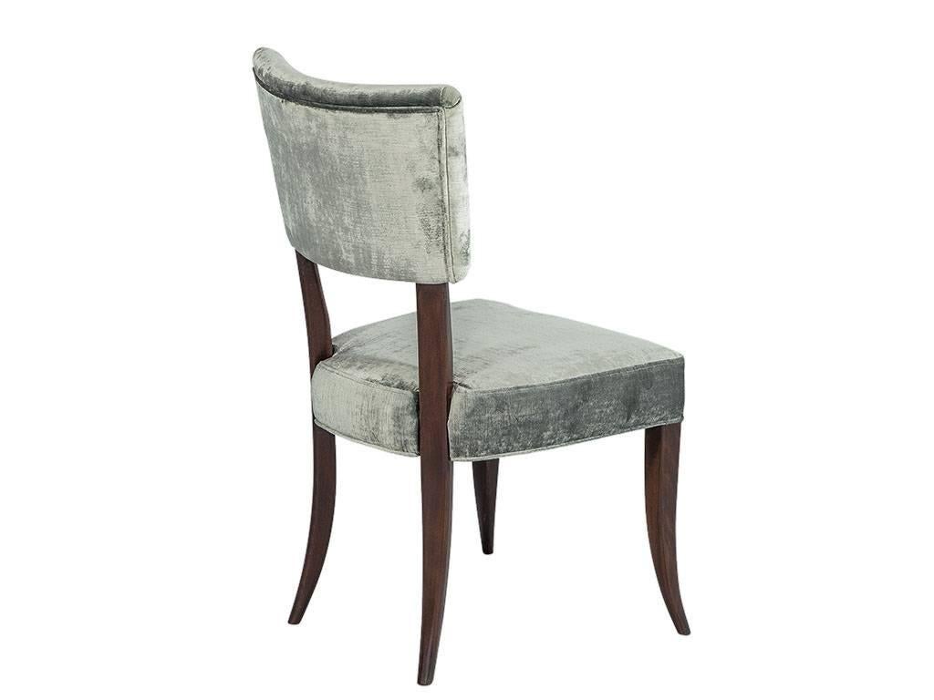 Canadian Set of 10 Elis Mid-Century Modern Style Dining Chairs