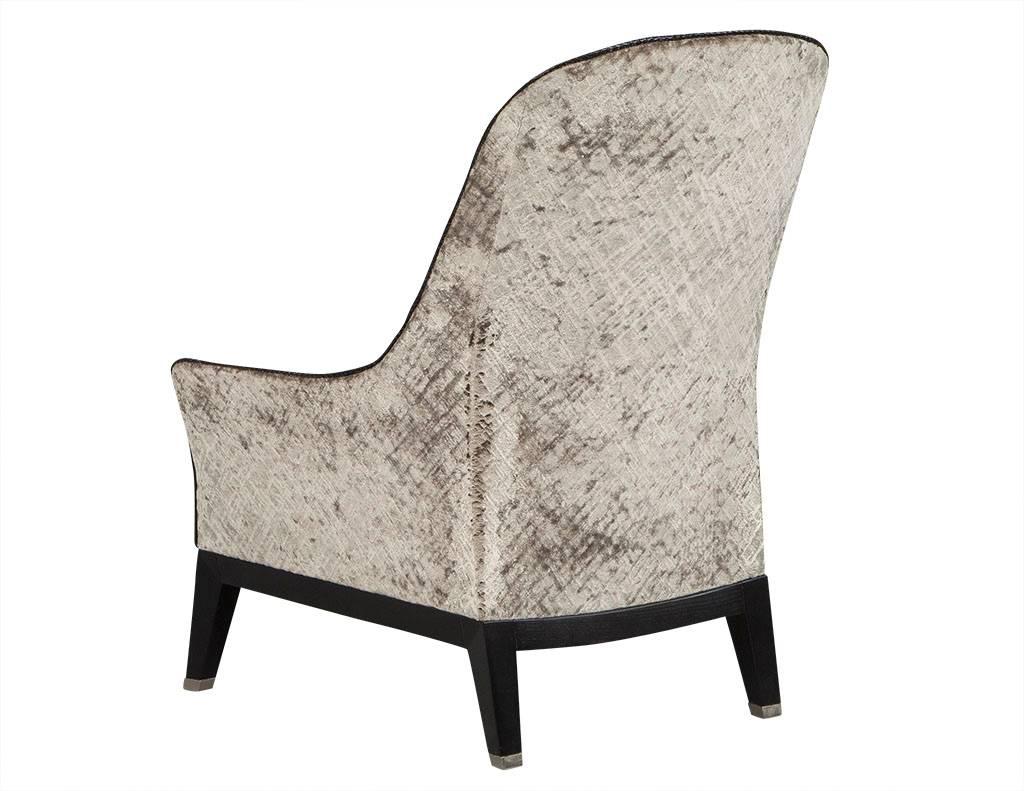American Gorgeous High Back Lounge Chair For Sale