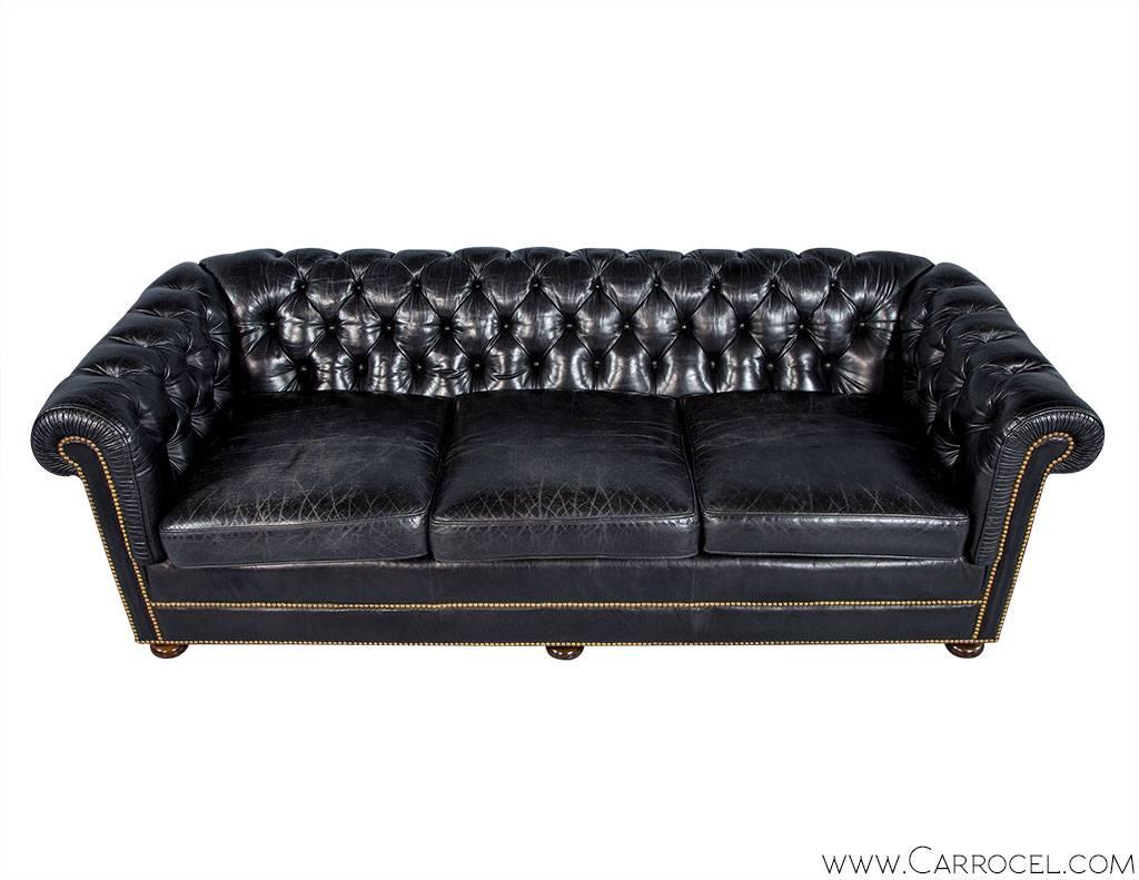 Known as an ageless, timeless piece the chesterfield grows more interesting and beautiful with time wearing and distressing it’s leather envelop. The first of it’s kind was believed to be commissioned in England during the 18th Century. Over time