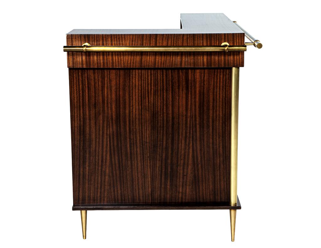 Exceptional Art Deco Bar Cabinet by Jules Leleu, Circa 1940's, France 1