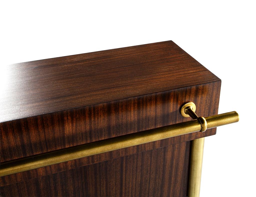 Exceptional Art Deco Bar Cabinet by Jules Leleu, Circa 1940's, France 10