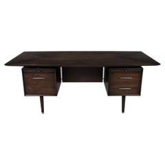 Mid-Century Modern Walnut Desk Myrtle Desk