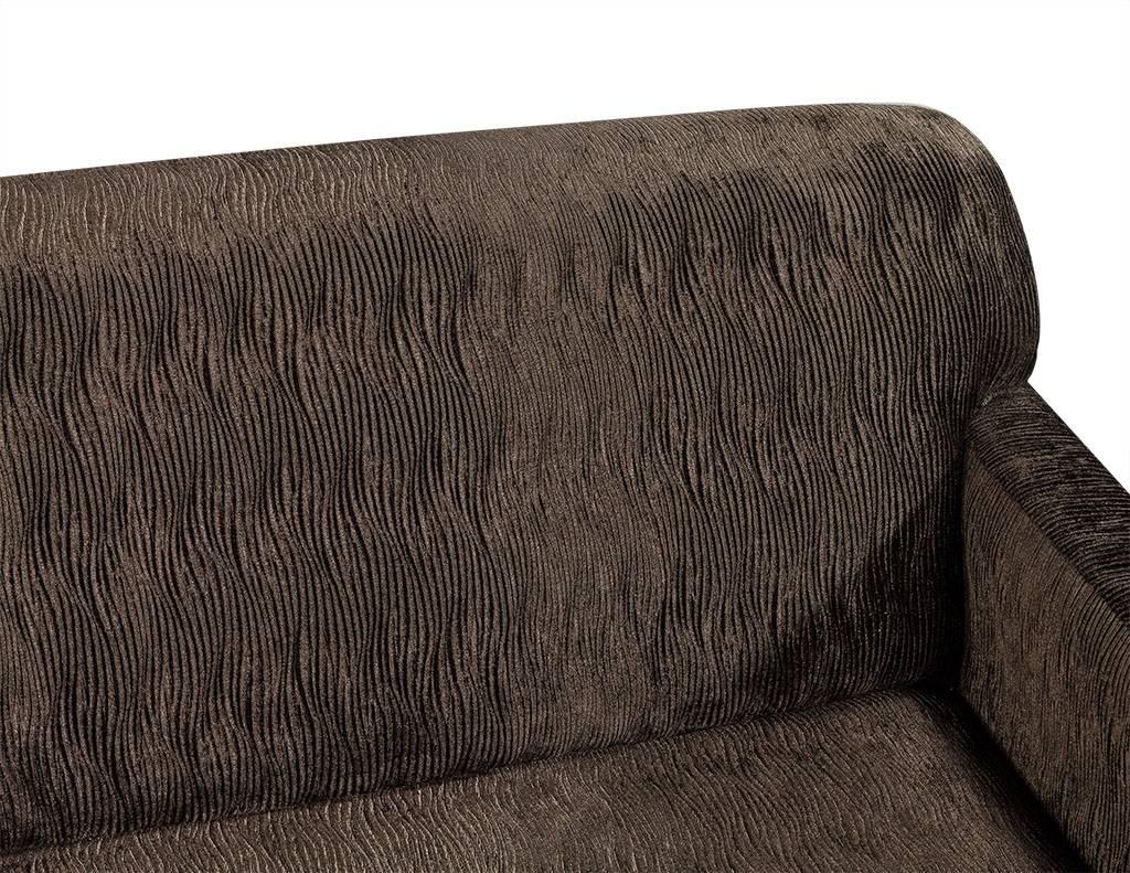 extra long velvet sofa