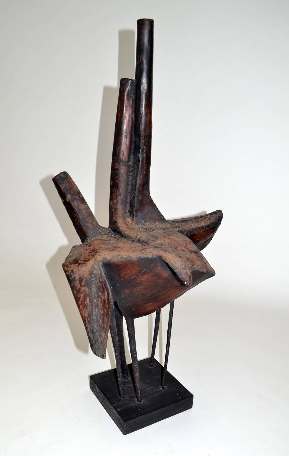 Abstract Brutalist Sculpture Robert Klein Mid-Century Modern (Moderne der Mitte des Jahrhunderts)