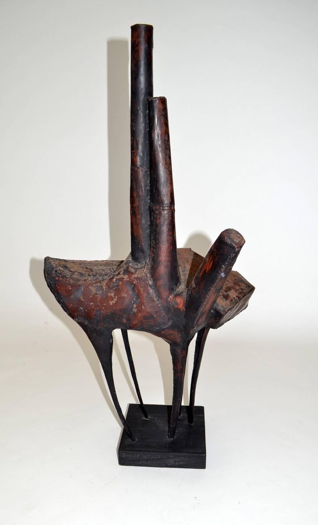 Mid-20th Century Abstract Brutalist Sculpture Robert Klein Mid-Century Modern