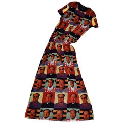 Vintage Vivienne Tam 'Mao' Print Dress, 1995