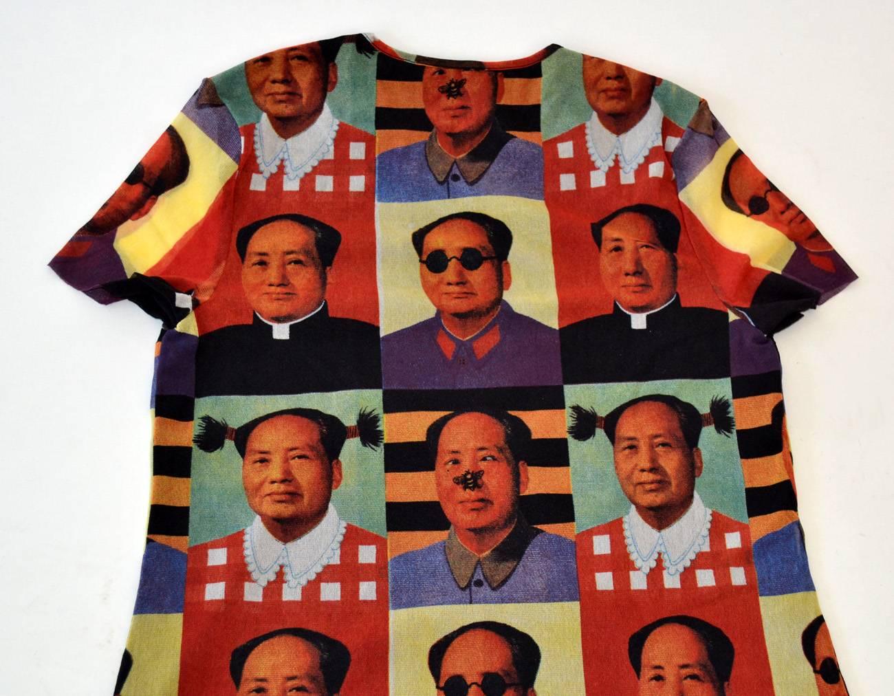 Modern Vivienne Tam 'Mao' Print Dress, 1995