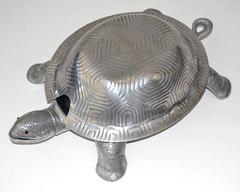 Charming Arthur Court Aluminium Tortoise Server or Tureen, 1970s