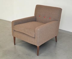 Paul McCobb Custom Upholstered Lounge Chair, Mid-Century, USA