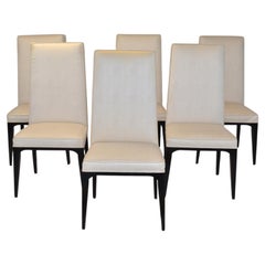 Set of Six Milo Baughman Dining Chairs for Directional, Mid-Century, USA