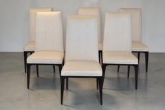 Set of Six Milo Baughman Dining Chairs for Directional, Mid-Century, USA