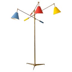 Angelo Lelii for Arredoluce 'Triennale' Model 12128 Floor Lamp, c. 1955 Italy