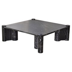 Tavolino Jumbo di Gae Aulenti per Knoll in marmo nero 1960s