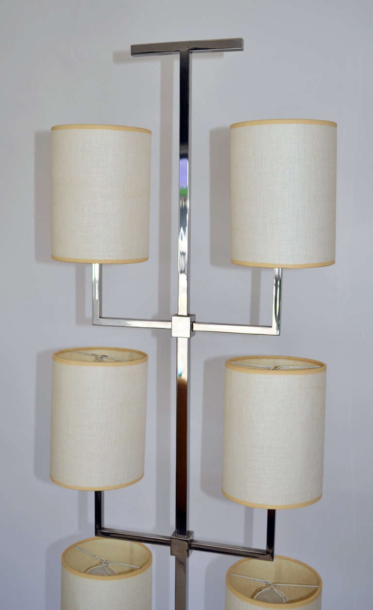 Modern Rare Floor Lamp by Tommi Parzinger For Sale