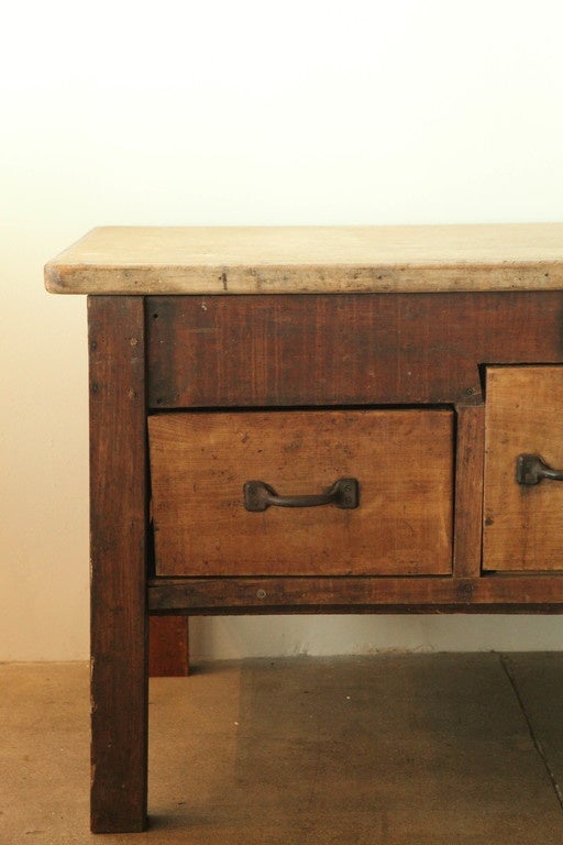 Six-Drawer Console, Belgium In Good Condition In Los Angeles, CA