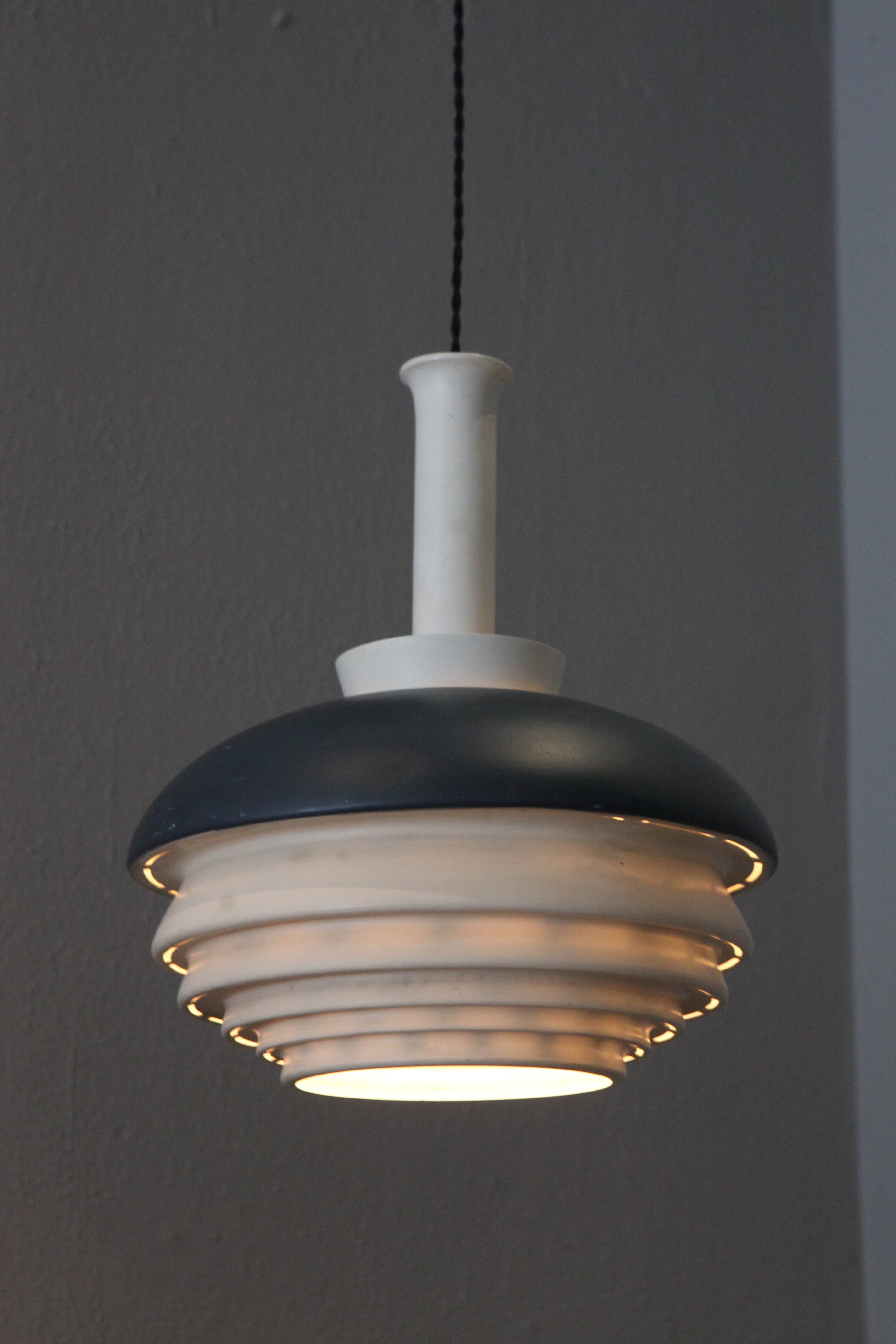 an early A335A ceiling pendant with beautiful age & patina.
*has been rewired for safety.