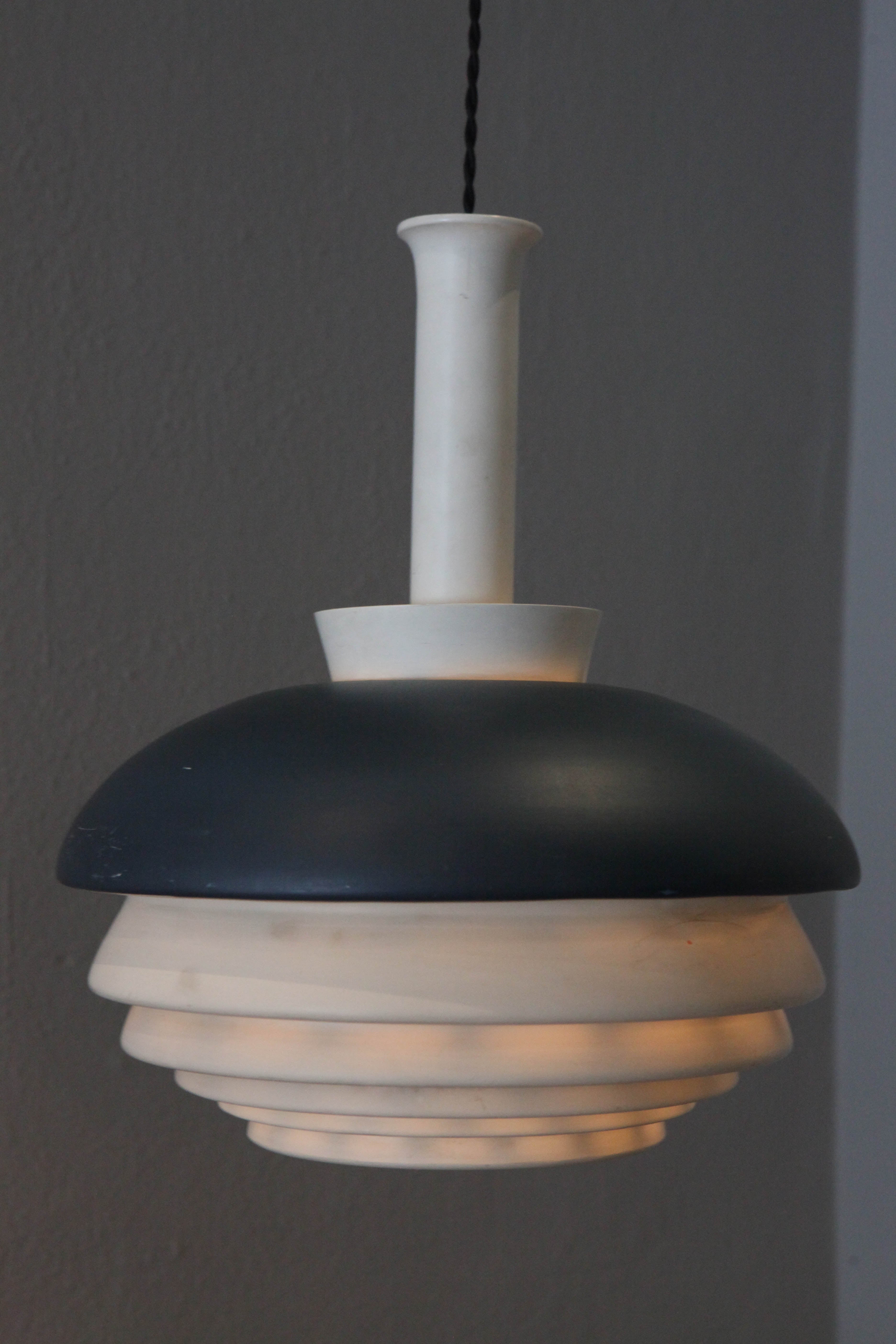 Finnish Alvar Aalto A335A Ceiling Pendant , Finland 1950