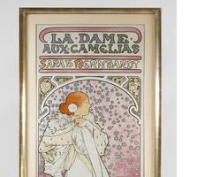 Alphonse Mucha “La Dame Aux Camelias” Lithography
