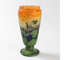 Daum Nancy French Art Nouveau Cameo Glass Vase