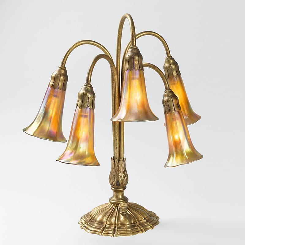 A pair of Tiffany Studios New York 