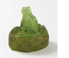 Art Nouveau Pâte de Verre "Frog" Paperweight by Walter and Bergé