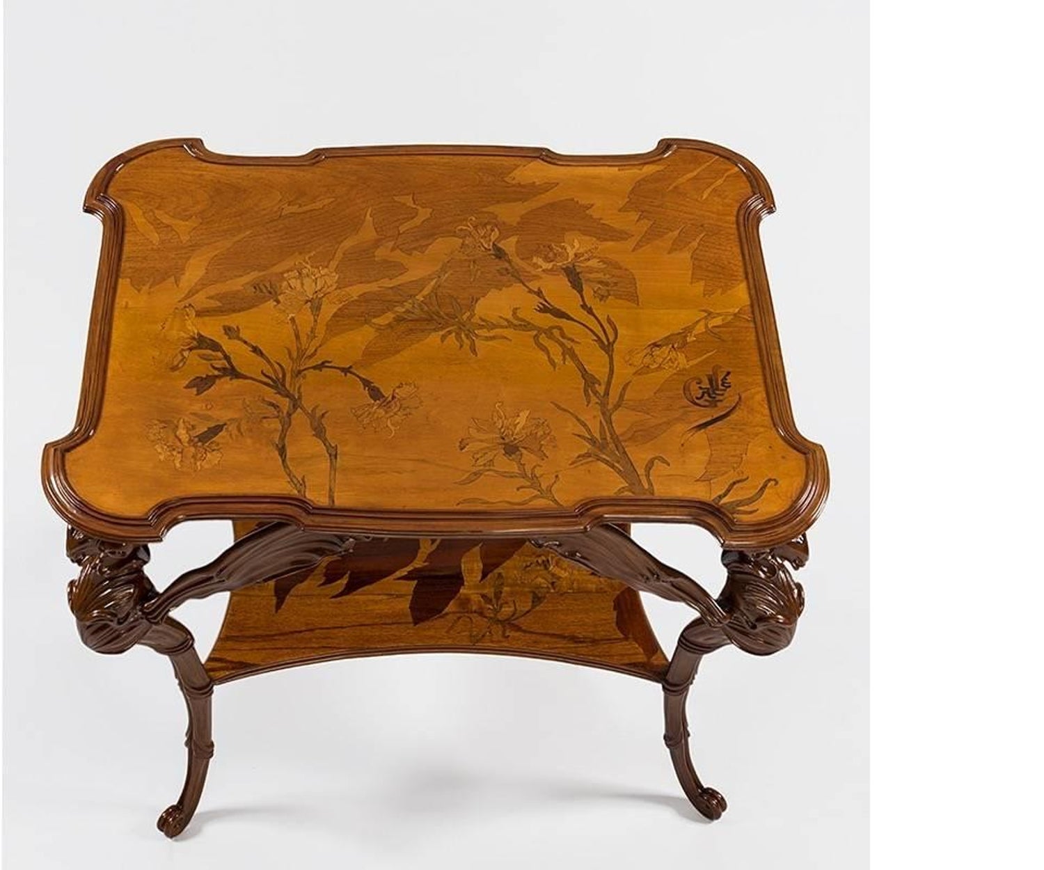 French Art Nouveau Dragonfly Table by Émile Gallé at 1stDibs