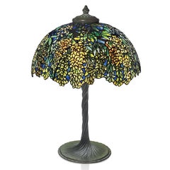 Antique Tiffany Studios New York "Laburnum" Table Lamp