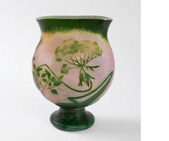 Daum Nancy „ Ombelle“ Kamee-Glasvase