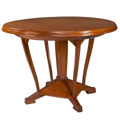 German Art Nouveau Table by Arthur Schmidt