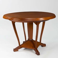 German Art Nouveau Table by Arthur Schmidt