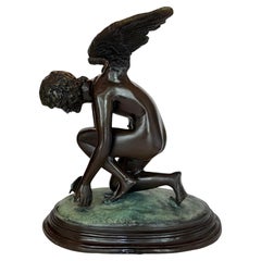 Kneeling Angel After Jean Antoine Injalbert, France, 1870