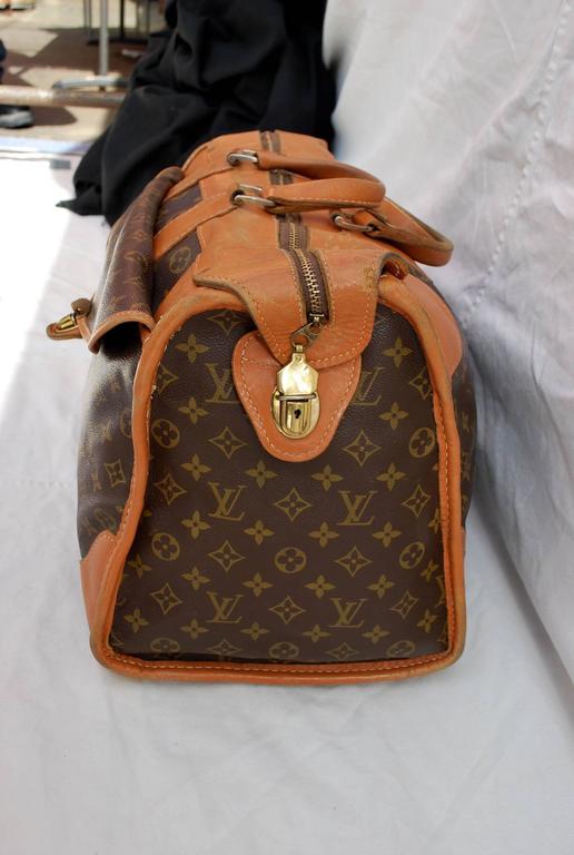 1960s Louis Vuitton Monogram Travel Bag Special Made for Saks Fifth Avenue