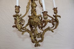 Beautiful and rare turn of the Century French Bronze chandelier