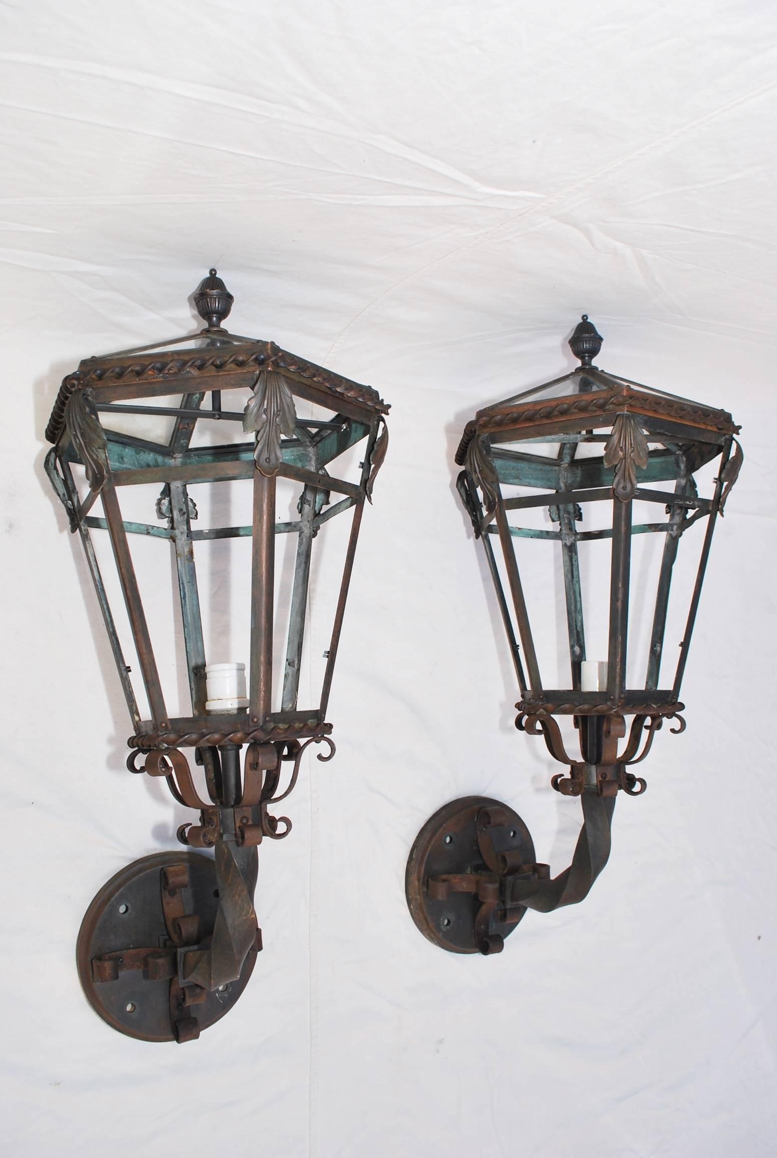 We have over three thousand antique sconces and over one thousand antique lights, if you need a specific pair of sconces or lights use the contact dealer button to ask us, we might have it in our store We also have our own line of wrought iron
