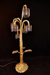 Rare Tree Floor Lamp in the Style of Tony Duquette with Matching Table Lamp