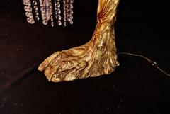 Rare Tree Table Lamp in the Style of Tony Duquette with Matching Floor Lamp