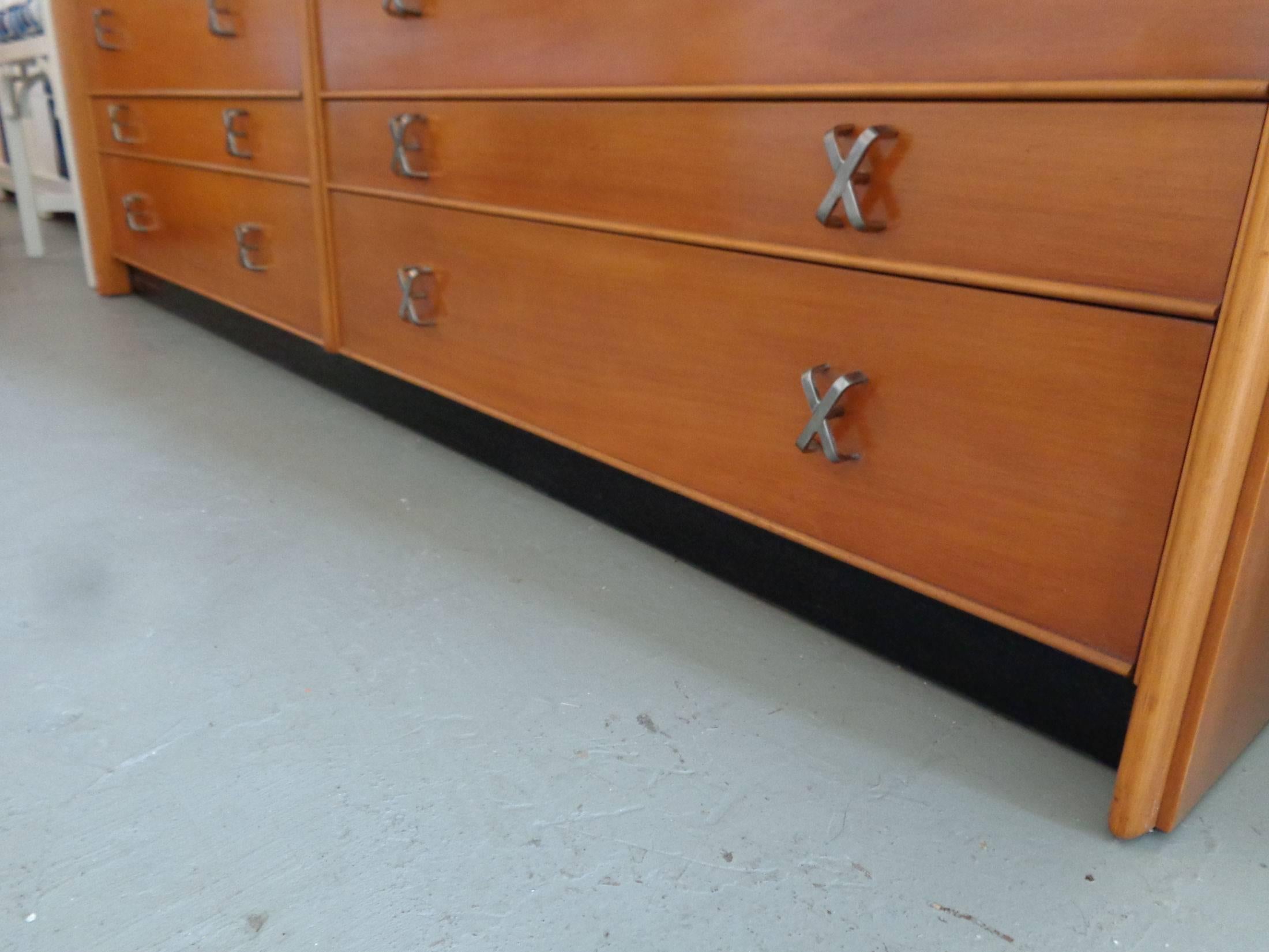Mid-Century Modern Paul Frankl Double Dresser 