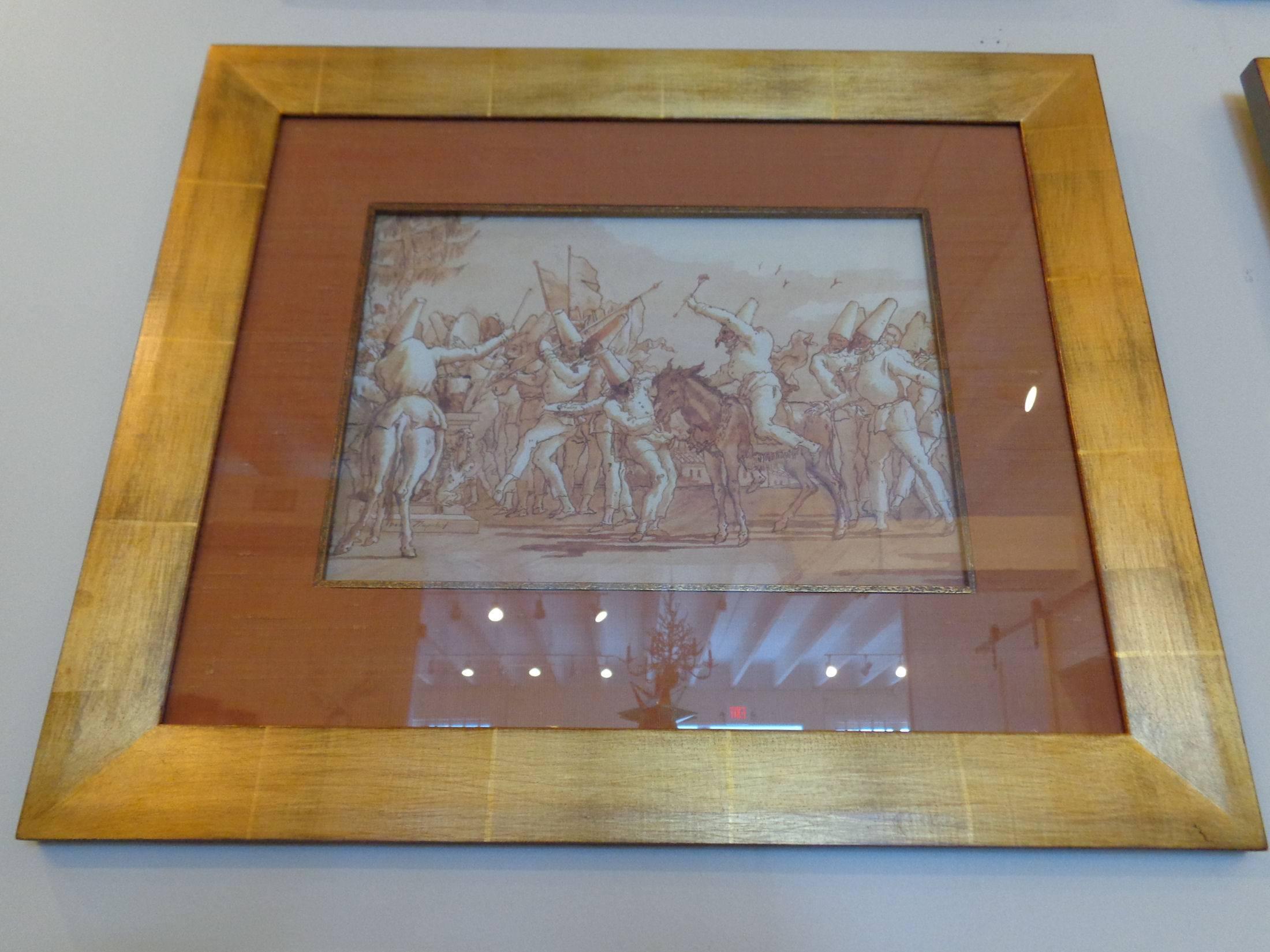 Renaissance Punchinello Prints of Drawings by Domenico Tiepolo