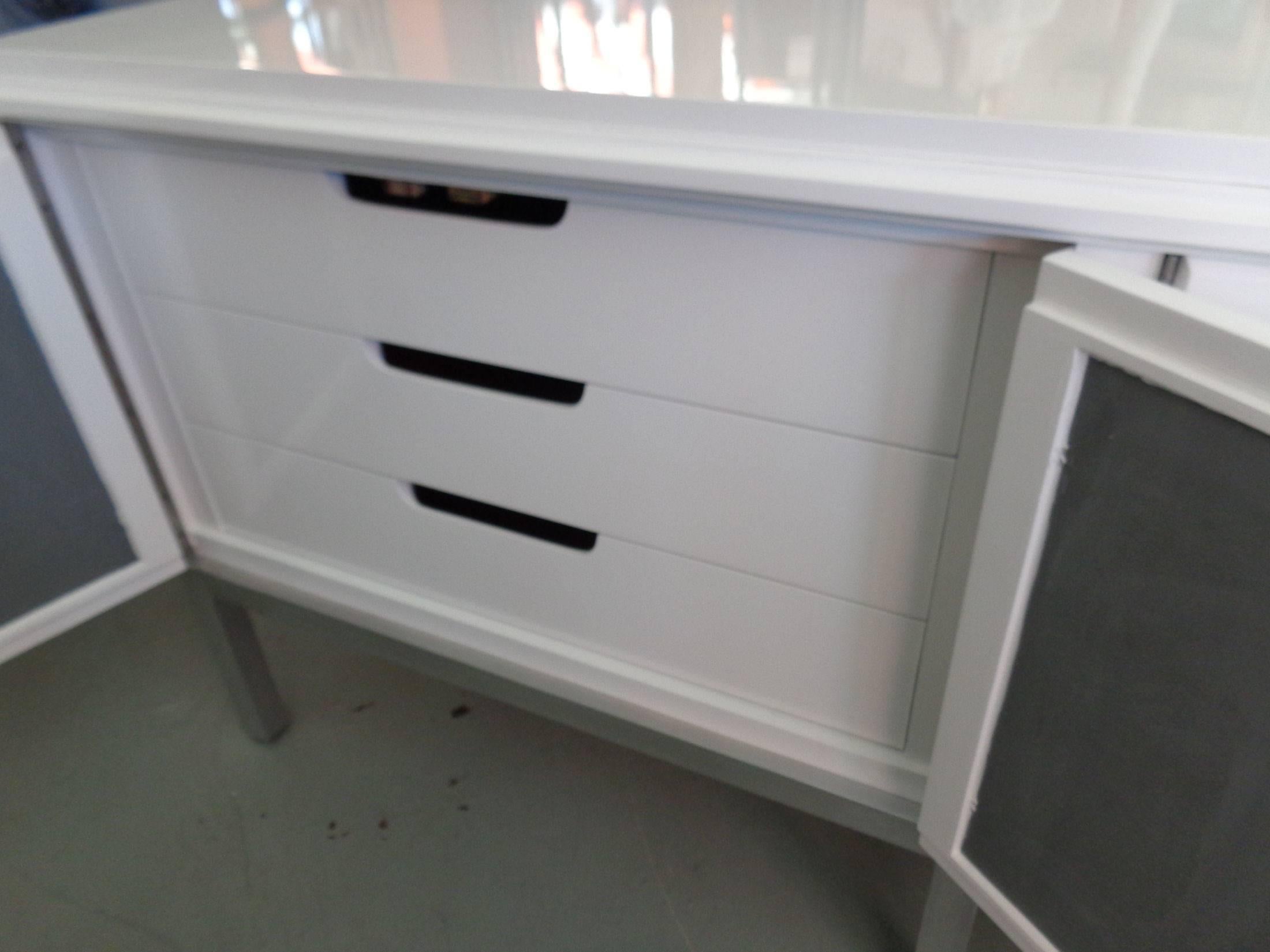 American Lacquered Chippendale Credenza