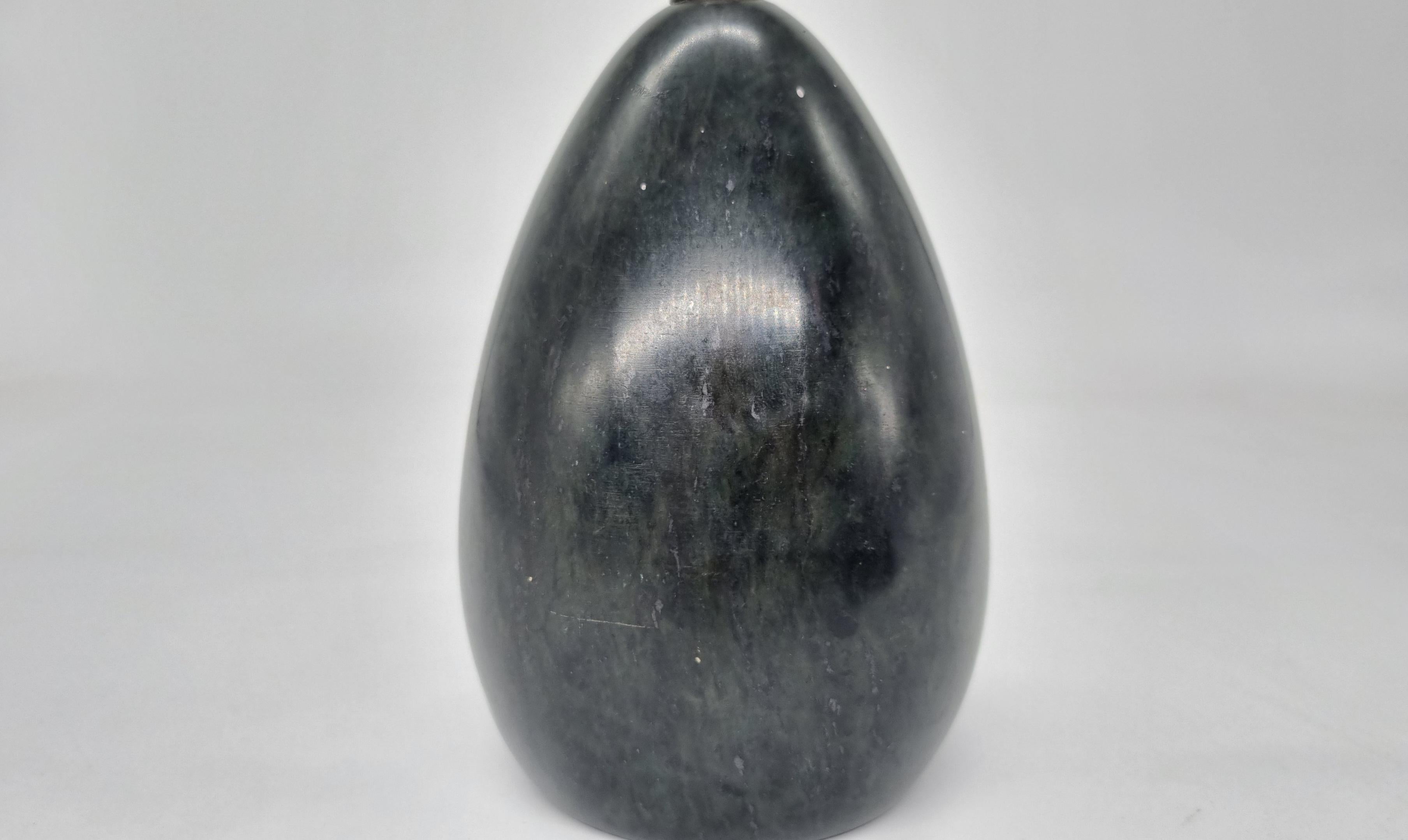 Luigi Caccia Dominioni Marble and brass doorstop produced by Azucena in the 50s In Good Condition For Sale In Vigevano, PV