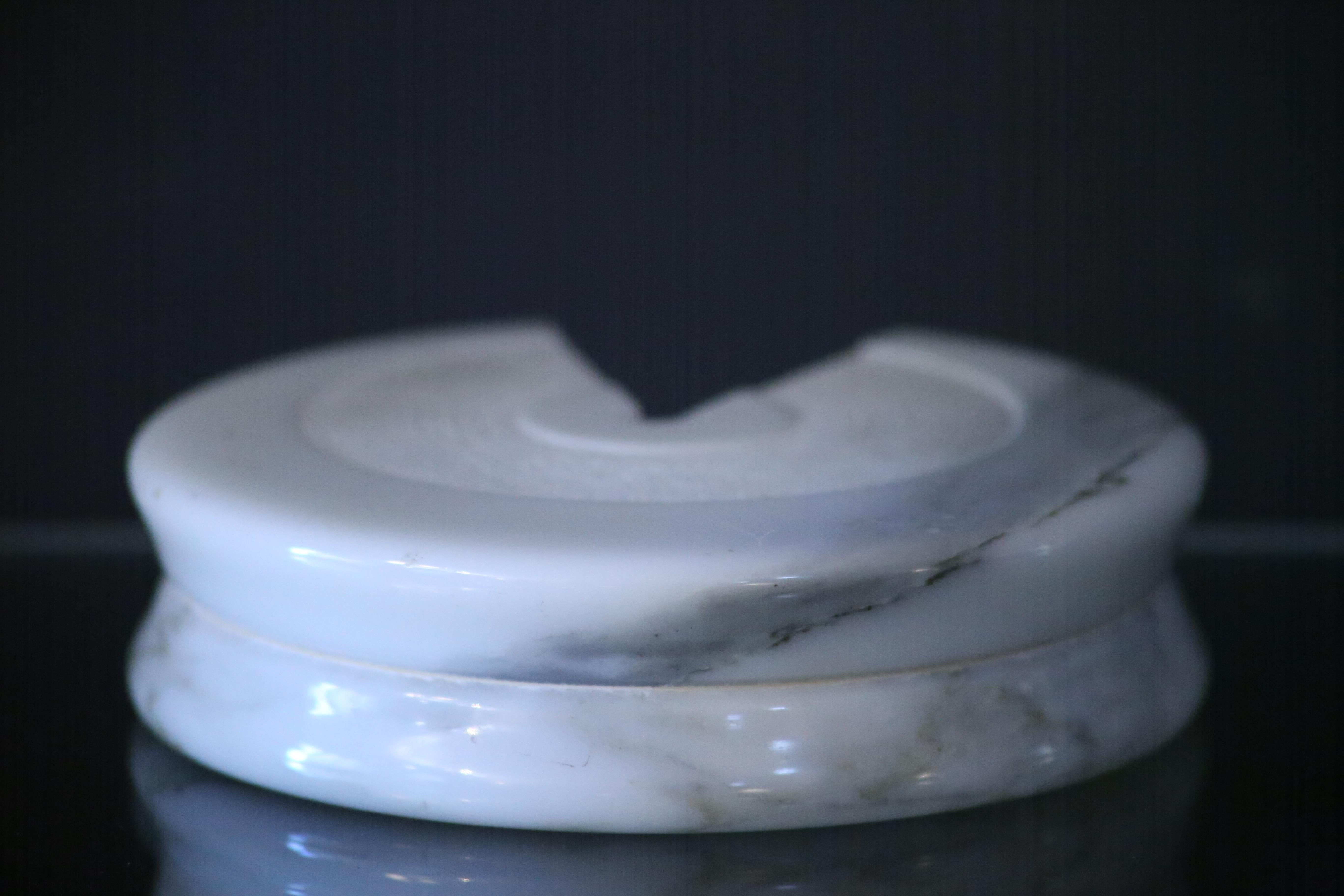 Moderno Sergio Asti   Vase in Marble for Up & Up, Italy 1970s in vendita